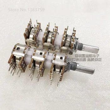 

148 type potentiometer six channel B10K*6 power amplifier volume adjustment potentiometer half handle length 20MM