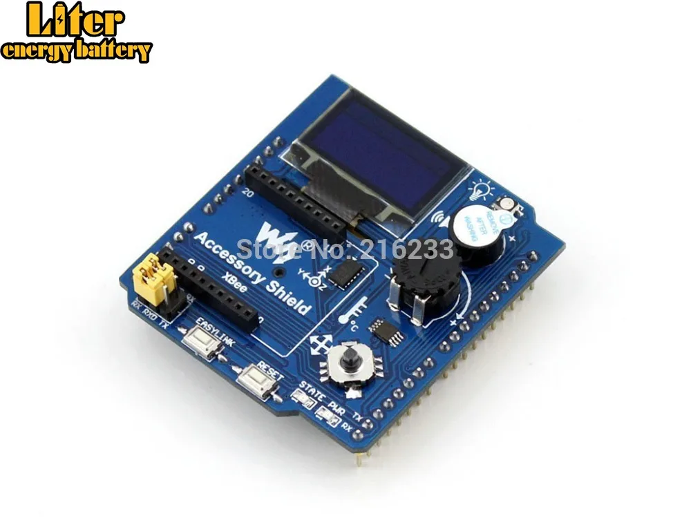 

Accessory Shield Integrates XBee Interface 0.96inch OLED And Other Common Components Compatible with UNO Leonardo NUCLEO XNUCLEO