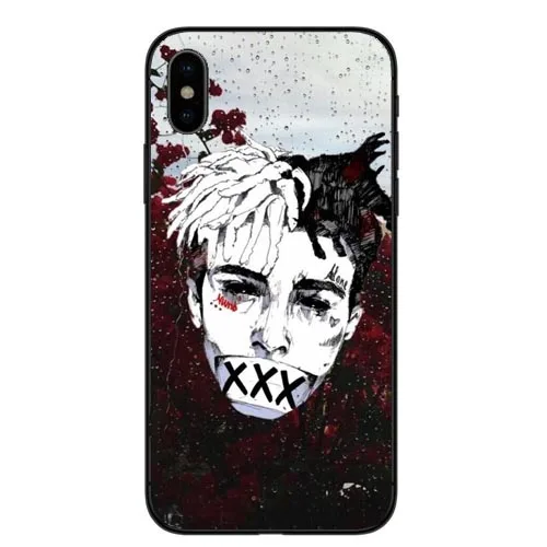 Rap Singer XXXTentacion MC Мягкие силиконовые ТПУ чехлы Чехол для iPhone SE 5 5S 6 6s Plus 7 XS Max XR 8 X 10