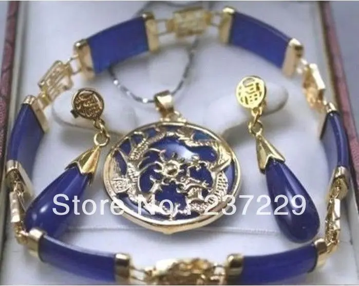 

FREE SHIPPING>>@> Wholesale price FREE SHIPPING acharming! Purple Jade Earring Bracelet necklace/Pendant Sets Natural jewelry