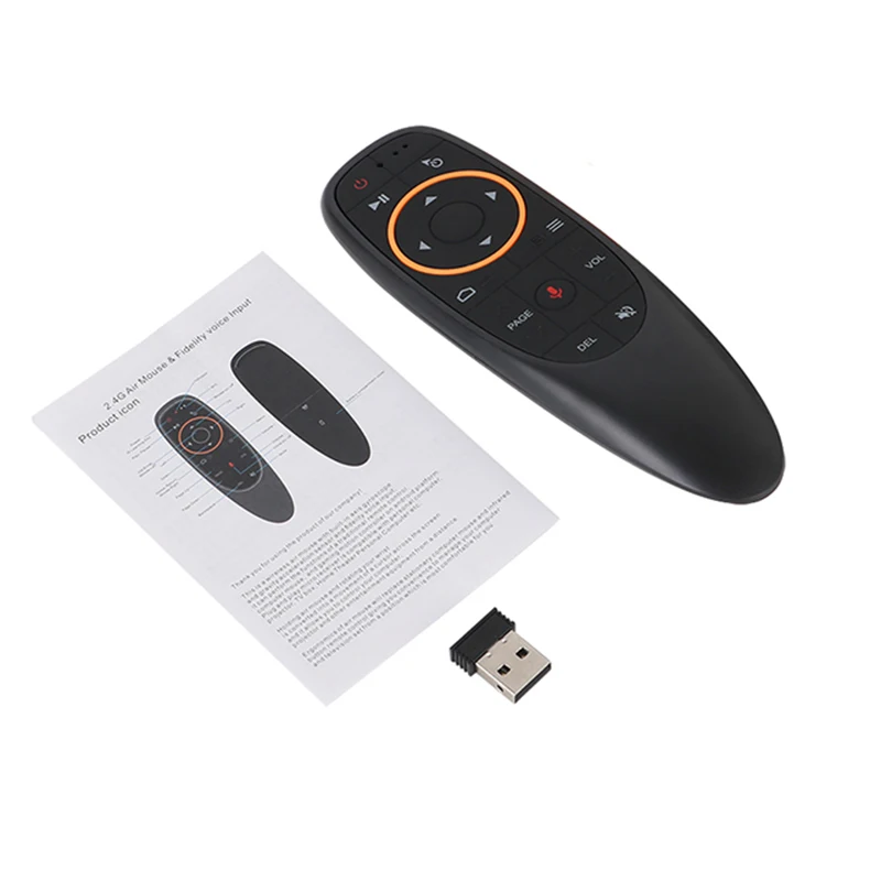 Беспроводная мышь Kebidu Fly Air mouse G10 2,4 ГГц для Android Tv Box Мини-ПК с голосовым управлением мини-пульт дистанционного управления для игры с гироскопом