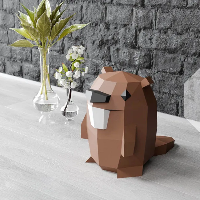 Marmot Бумага 3D DIY материал ручной творческий домашний декор реквизит#1161 ручная работа милые геометрические бумажные фигурки