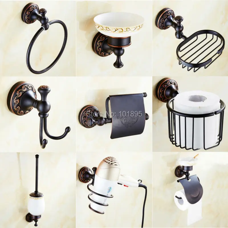 

Black Color Brass Material Bathroom Accessories X16013-2