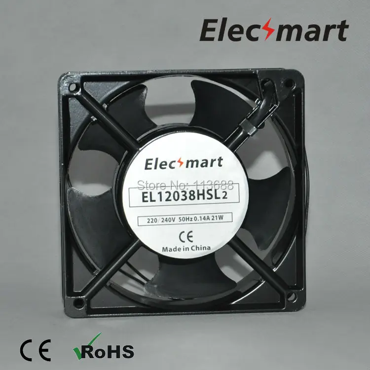 AC220V 120 мм * 38 2 контактный разъем вентилятор охлаждения для компьютера чехол