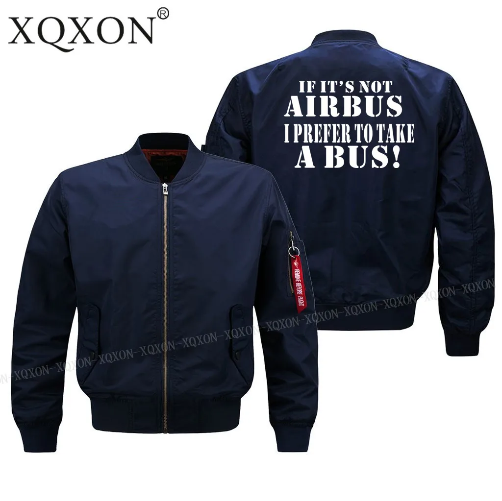 

XQXON-2018 new style print pilot man jacket If It's not AIRBUS, I prefer to take a BUS men Coats Jackets (Customizable) J81