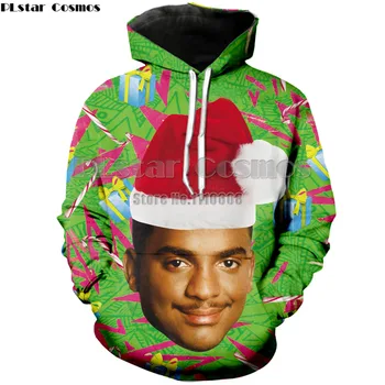 

PLstar Cosmos 2018 Autumn Tracksuits Men's Fashion 3d Print Hoodie Will Smith Hoodies The Fresh Prince of Bel-Air Sweatshirts