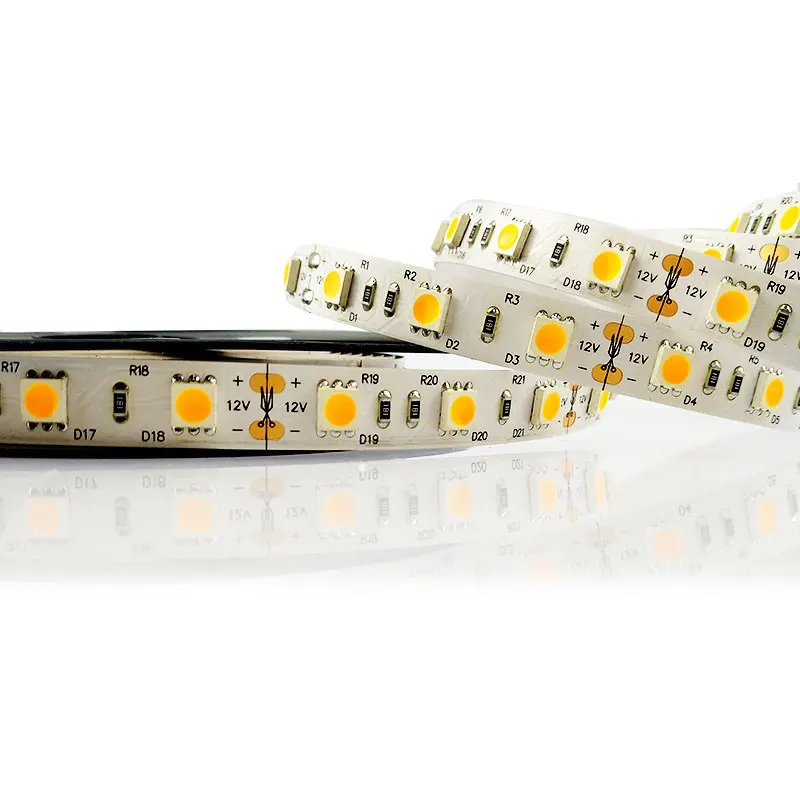 1M SMD 5050 LED Strip DC12V 60LEDsm Flexible LED Strip Tape Light Lamp RGB Warm White Home Advertising Sign Decoration Lighting (1)