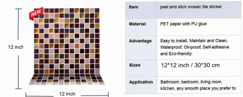 Волшебная гелевая плитка самоклеющаяся мозаичная плитка для кухни и стикер с изображением брызг для ванной комнаты креативные кирпичные Кристальные обои-1 лист