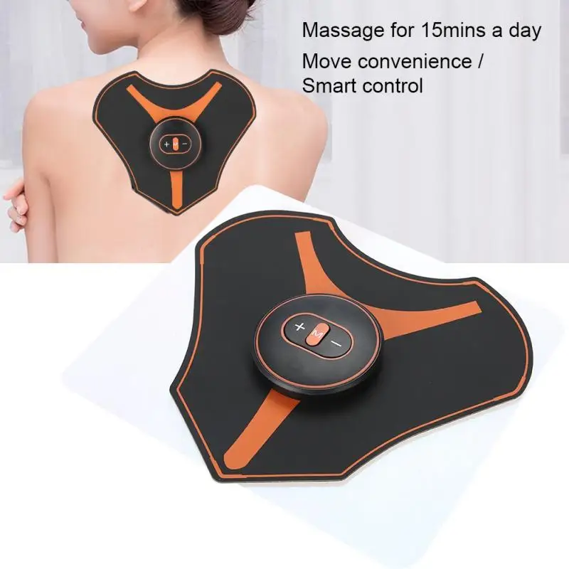 Electric Pulse Cervical Vertebra Massager Multi-functional Shoulder Back Massage Pad Muscle Stimulator Tension Relaxation Tool