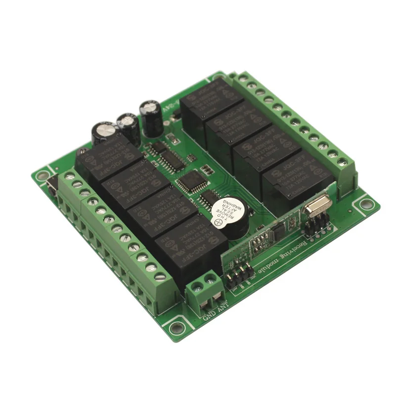 12V 8CH Wireless Remote Switch Relay Remote Control Relay Module 8Ch Transmitter and Receiver Switch 315433MHz Board (7)