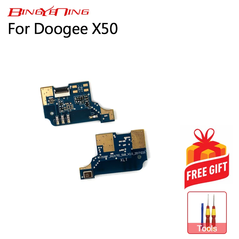 

BingYeNing New Original For Doogee X50 usb plug charge board Flex Cables charging module cell phone Mini USB Port