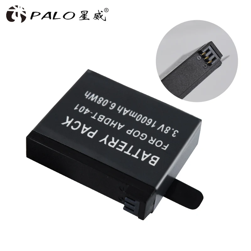 1 pcs Palo Go Pro4 батарея 3,8 в GoPro Hero 4 батареи AHDBT-401 Go Pro Hero4 AHDBT401 для GoPro Hero 4 Аккумулятор для экшн-камеры - Цвет: 1 pcs