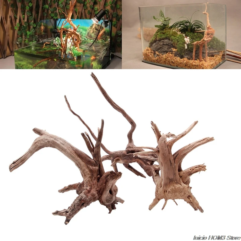

Aquarium Decoration Wood Natural Trunk Driftwood Tree Aquarium Fish Tank Plant Stump Ornament Landscap Decor DropShip