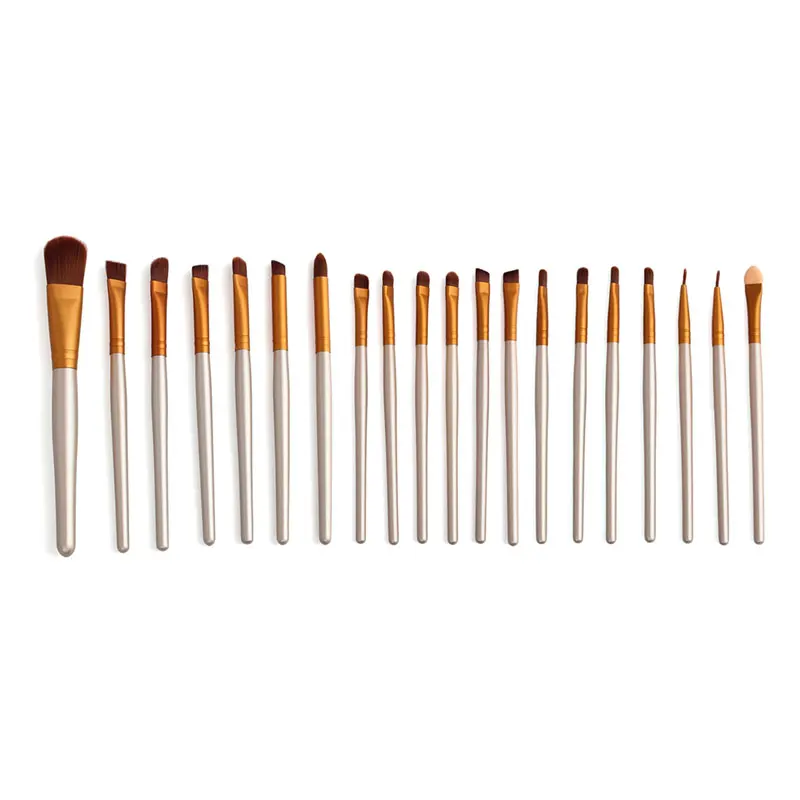 Professional 20 PcsSets Eye Shadow Foundation Eyebrow Lip Brush Make Up Brushes Cosmetic Tool Make Up Eye Brushes Set (7)