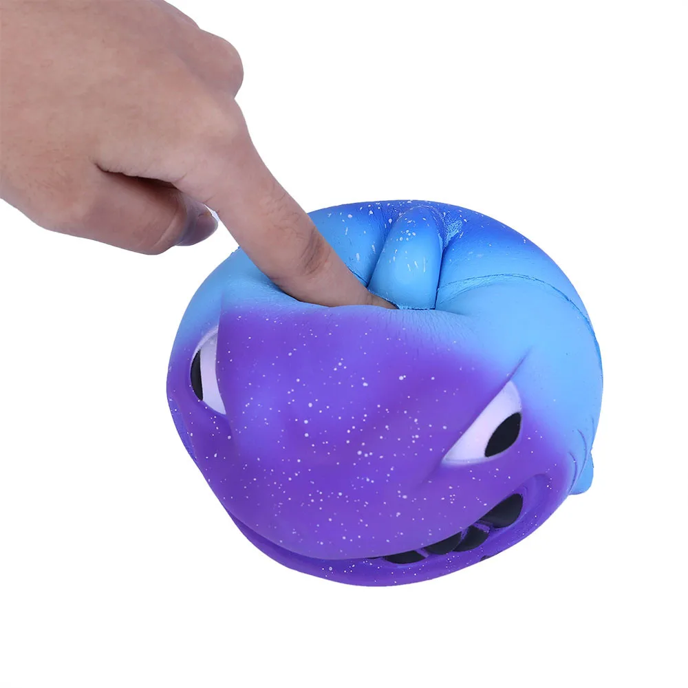 Горячая Galaxy Акула снятие стресса Ароматические замедлить рост детские игрушки Squeeze игрушечные лошадки головоломки игрушка