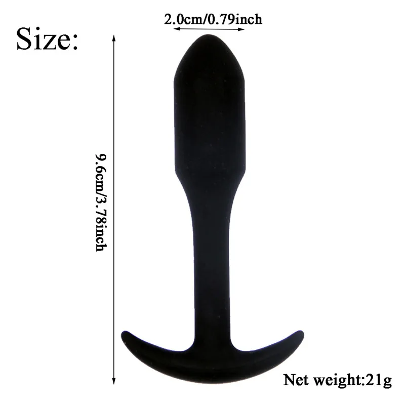 ORISSI Silicone Butt Plug Handle Anal Sex Toys for Beginner Unisex Adult Anus Massager Products |