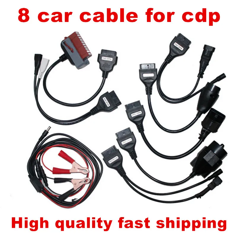 Prix pour OBD2 Câbles Pour TCS CDP Pro Voitures Câbles De Diagnostic Interface Outil ensemble complet 8 Câbles De Voiture Livraison Pour autocom CDP ds150e Scanner Prix pour OBD2 Câbles Pour TCS CDP Pro Voitures Câbles De Diagnostic Interface Outil ensemble complet 8 Câbles De Voiture Livraison Pour autocom CDP ds150e Scanner