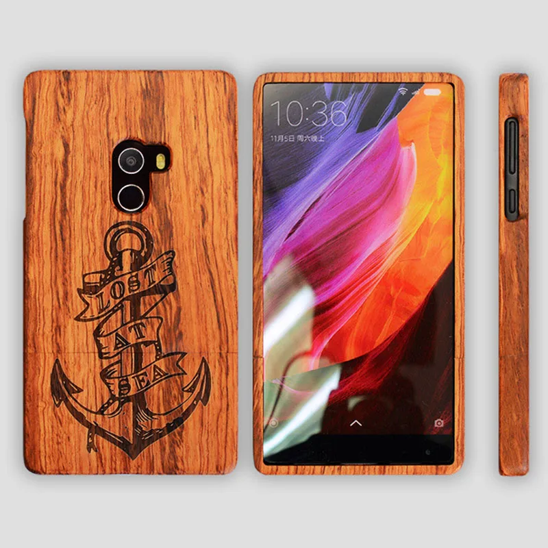 imágenes para Bien inmueble de coque de palo de rosa genuino para xiaomi mi mezcla teléfono mimix por láser talla de madera de madera dura de la accesorios imágenes para Bien inmueble de coque de palo de rosa genuino para xiaomi mi mezcla teléfono mimix por láser talla de madera de madera dura de la accesorios