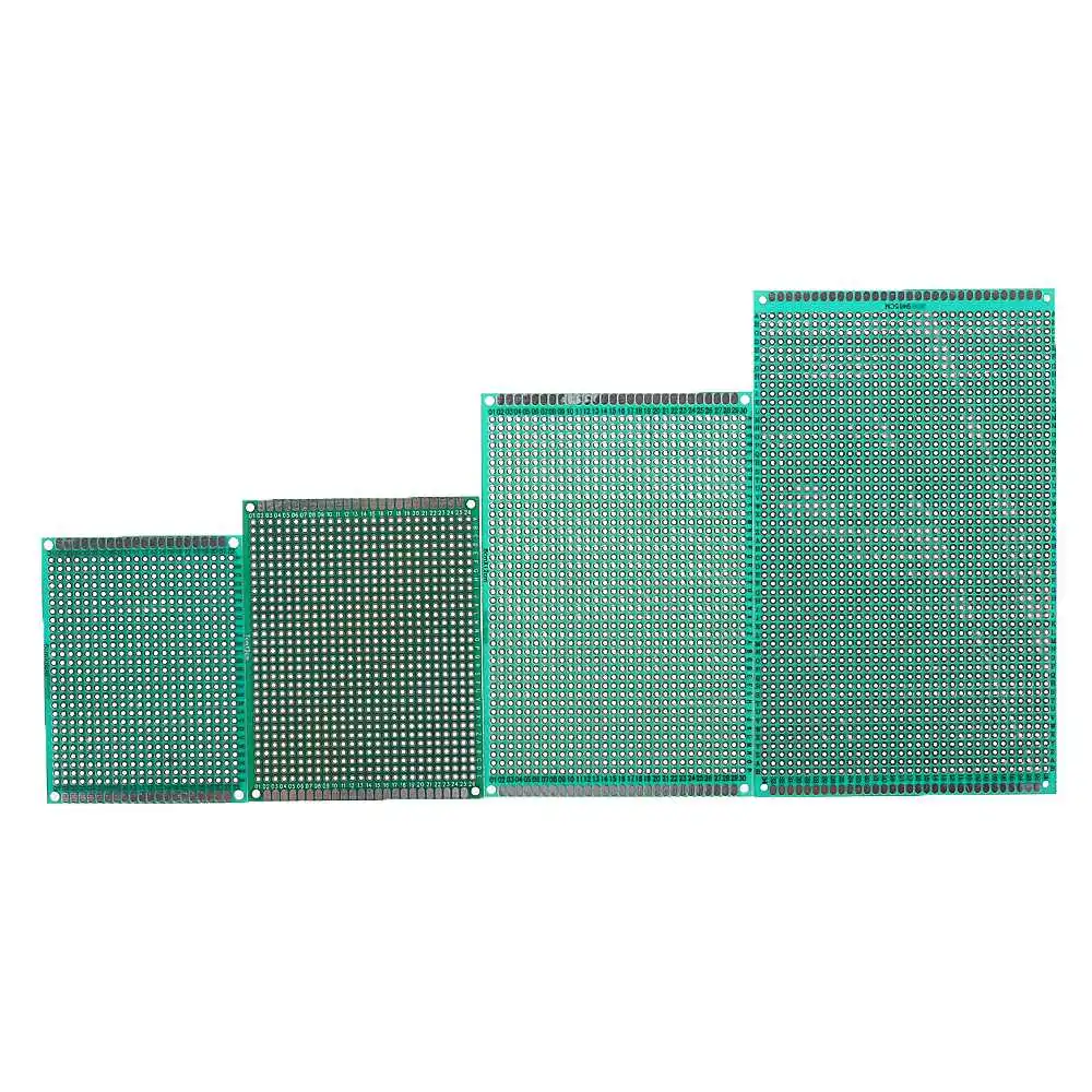 

4pcs 6x8 7x9 8x12 9x15cm Double Side Copper Prototype PCB Universal Board For Arduino