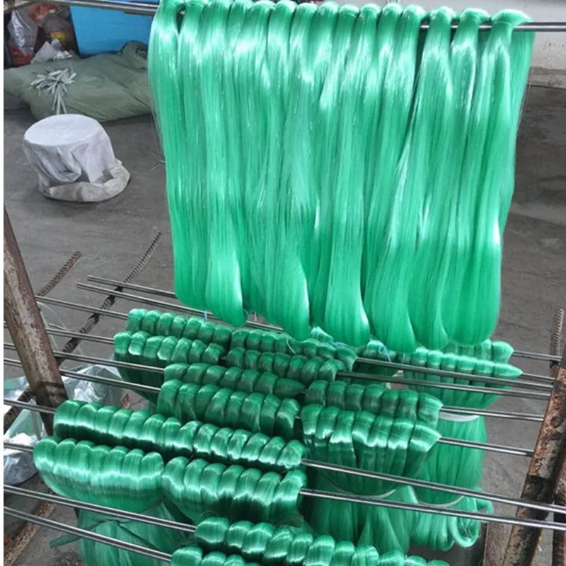 Fine diameter 0.18mm green monofilament nylon line High strength wire for fishing net weaving network Braided beads outdoor tool