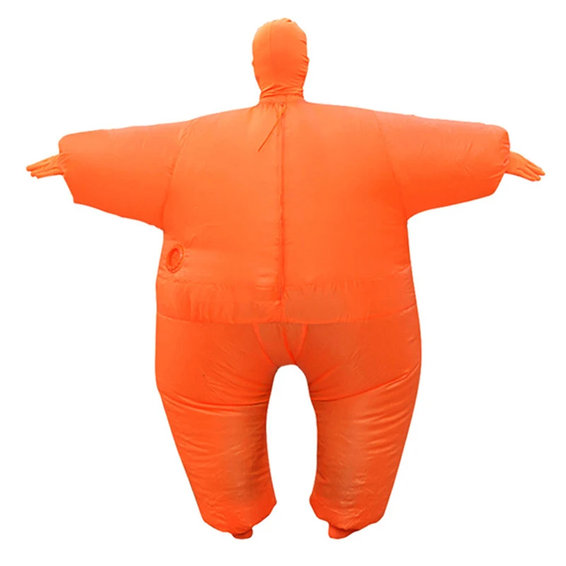 Sumo Inflatable Wrestling Suit Cosplay Costumes Inflated Garment Halloween Christmas Party Clothes Full Body Suits Toy - Цвет: Orange