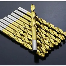 Electric Twist Drill Bit Set HSS Saw Set 50Pcs Titanium Coated 1/1.5/2/2.5/3 Woodworking Metal Plastic Drilling Bit Power Tool