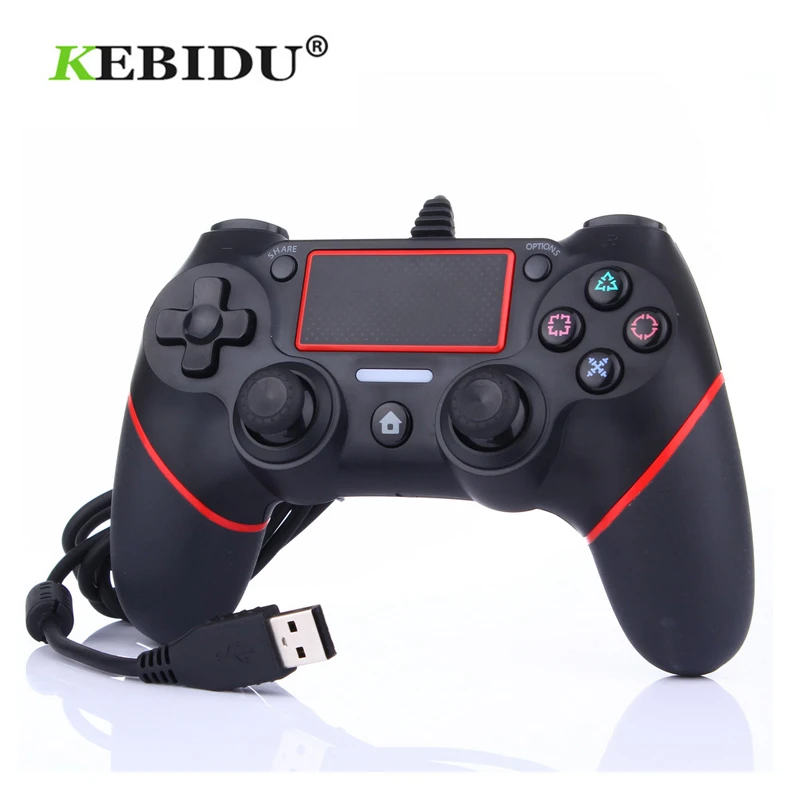 

kebidu USB wired Game controller for PS4 Wired Handle wired game controller gamepad High quality for PlayStation 4 Console