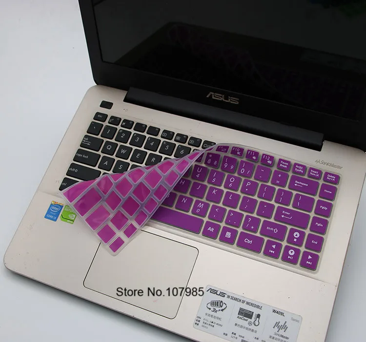 Силиконовый чехол для клавиатуры ноутбука Asus A43 A45 A45V A46E A46C X42J K42e X35 X32 N46 U44 U44SG X43B