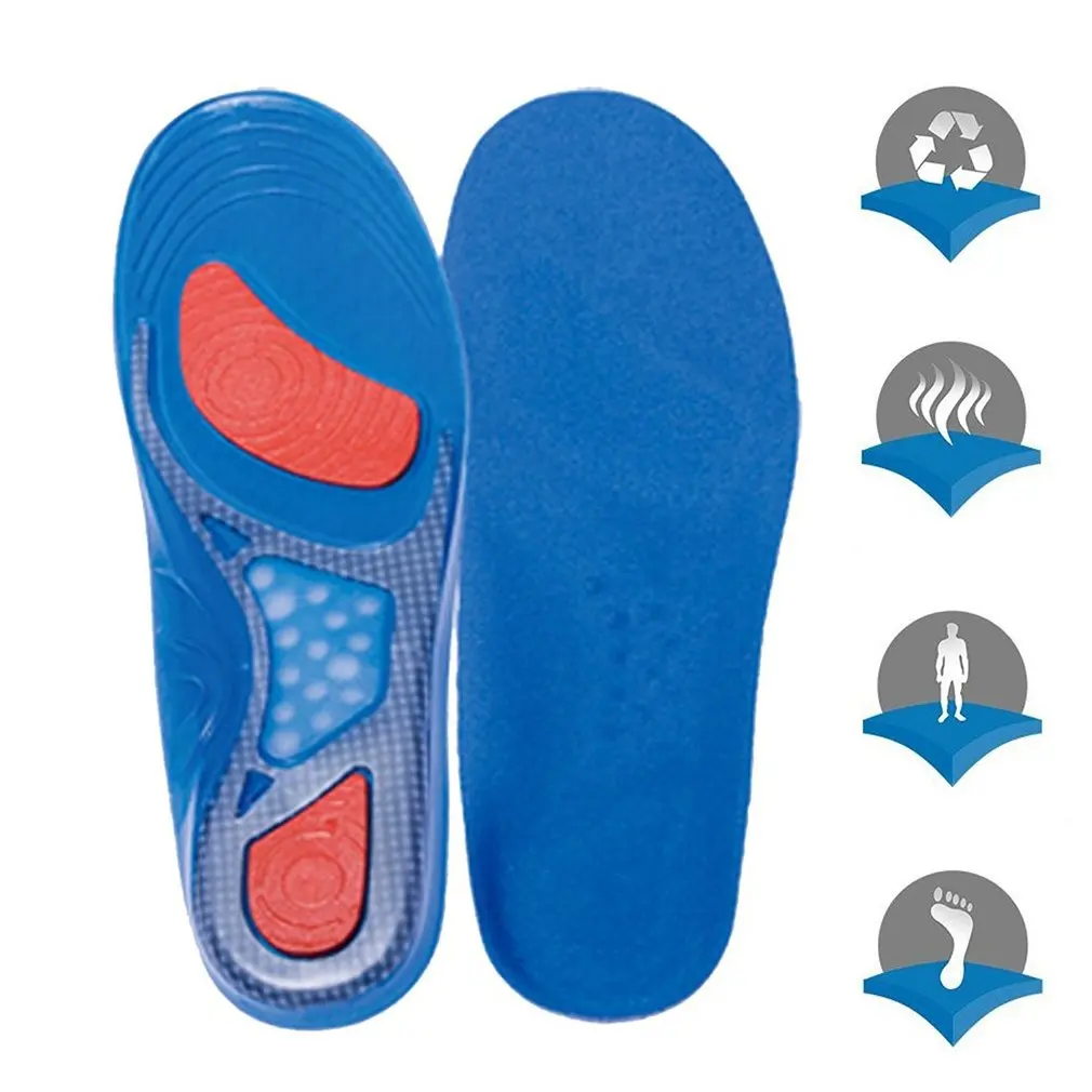 

Insole Men'S Sports Shock Training Military Training Insoles Silicone Sports Insoles Male Shock Long Standing Artifact