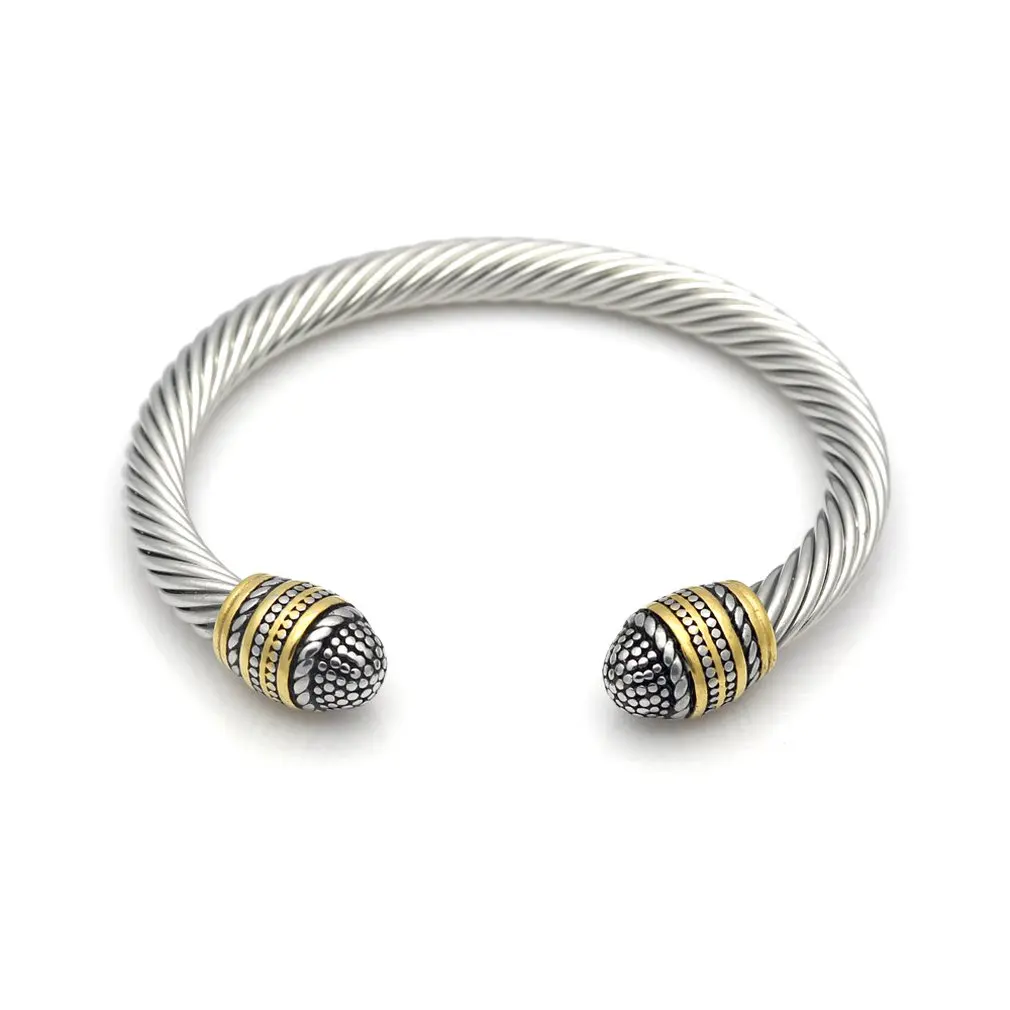 Мода из нержавеющей стали cableBracelet Для женщин запястье браслет Модные украшения подарки