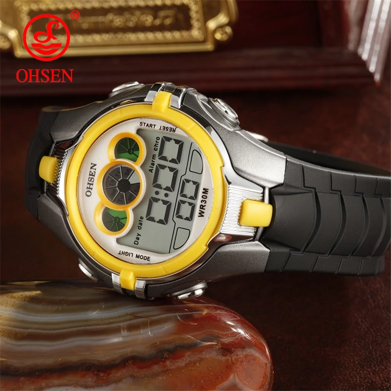 

OHSEN Children Watches For Boys Girl Kid Watch Waterproof Sport Alarm Clock Student Watch For Kids Digital Watch plus gift box