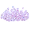 Bracelet Bicone de cristal autrichien violet vif, collier de perles de cristal autrichien, 100, amples, bijoux faits à la main, 4mm, 5301 pièces, S-61 ► Photo 1/6