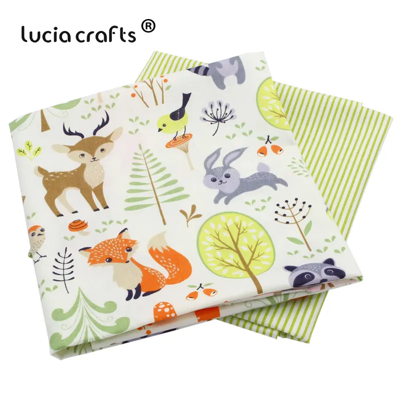 25*25/50*50cm Cartoon Cotton Patchwork Quilting Fabrics DIY Sewing Handmade Needlework Children's Fabrics Sewing Accessory I0305 25*25/50*50cm Cartoon Cotton Patchwork Quilting Fabrics DIY Sewing Handmade Needlework Children's Fabrics Sewing Accessory I0305