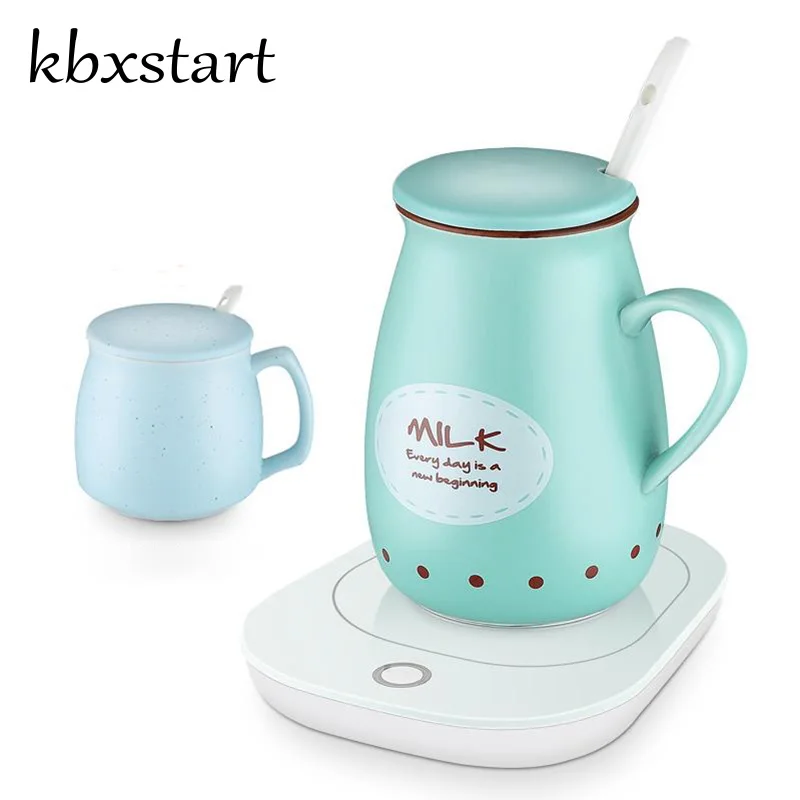 Kbxstart Electric Heating Cup Smart Coffee Milk Tea heater Jug