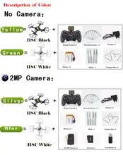 RC Drone with Camera HD DFD H8C RC Quadcopter 4-CH 2.4GHz Remote Control Helicopter with 6-Axis Gyro VS F183 181 1825c FSWB