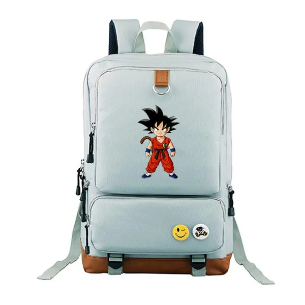 Dragon Ball Z унисекс Back Pack Son Goku школьные сумки аниме ноутбук рюкзак большой дорожный рюкзак Kakarotto Bookbag женский рюкзак - Цвет: 2