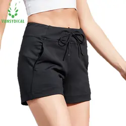 Vansydical 1 шт Для женщин летние повседневные шорты брюки Высокая Талия спортивные шорты 2018 Новые короткие штаны для фитнеса