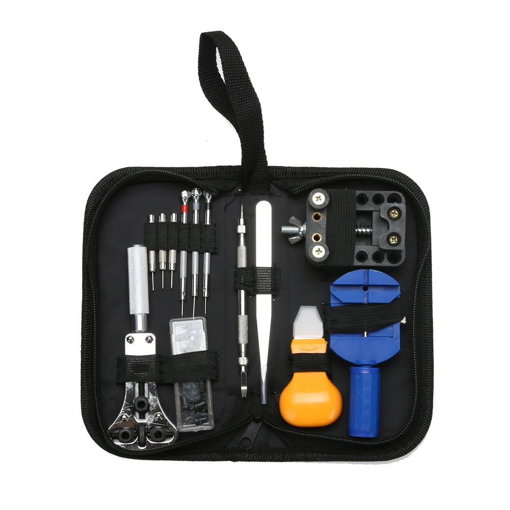 

13pcs Watch Repair Tool Kit Set Watch Case Opener Link Spring Bar Remover Fixed Clock Watch Tools Screwdrivers Set for Watches
