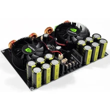 Tda8954Th аудио цифровой усилитель мощности плата 420Wx2 высокой мощности два канала с вентилятором усилитель для 4-8Ohm динамика