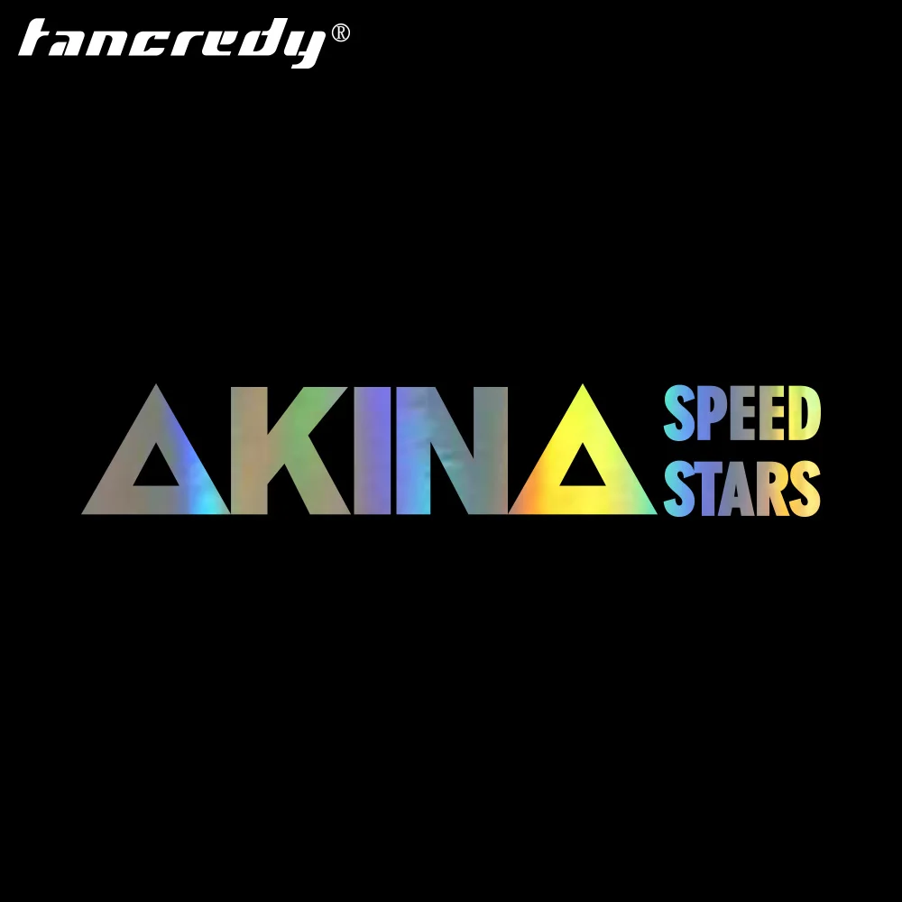 Tancredy speed Stars Akina персонализированные наклейки на бампер автомобиля и наклейки для стайлинга автомобиля украшения на дверь и окно виниловые наклейки