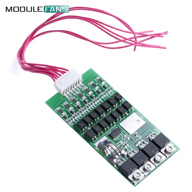 

7S 20A 4.2V Li-ion Lithium 18650 Battery BMS Packs PCB Short Circuit Protection Overcharge Overcurrent Board With Matching Cable