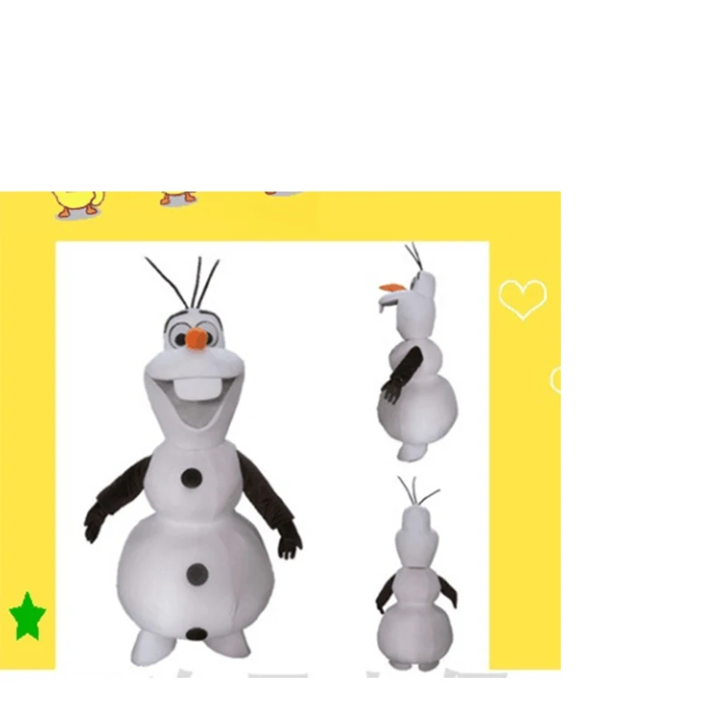 

Cosplay costume adult new Olaf snowman mascot costume good quality