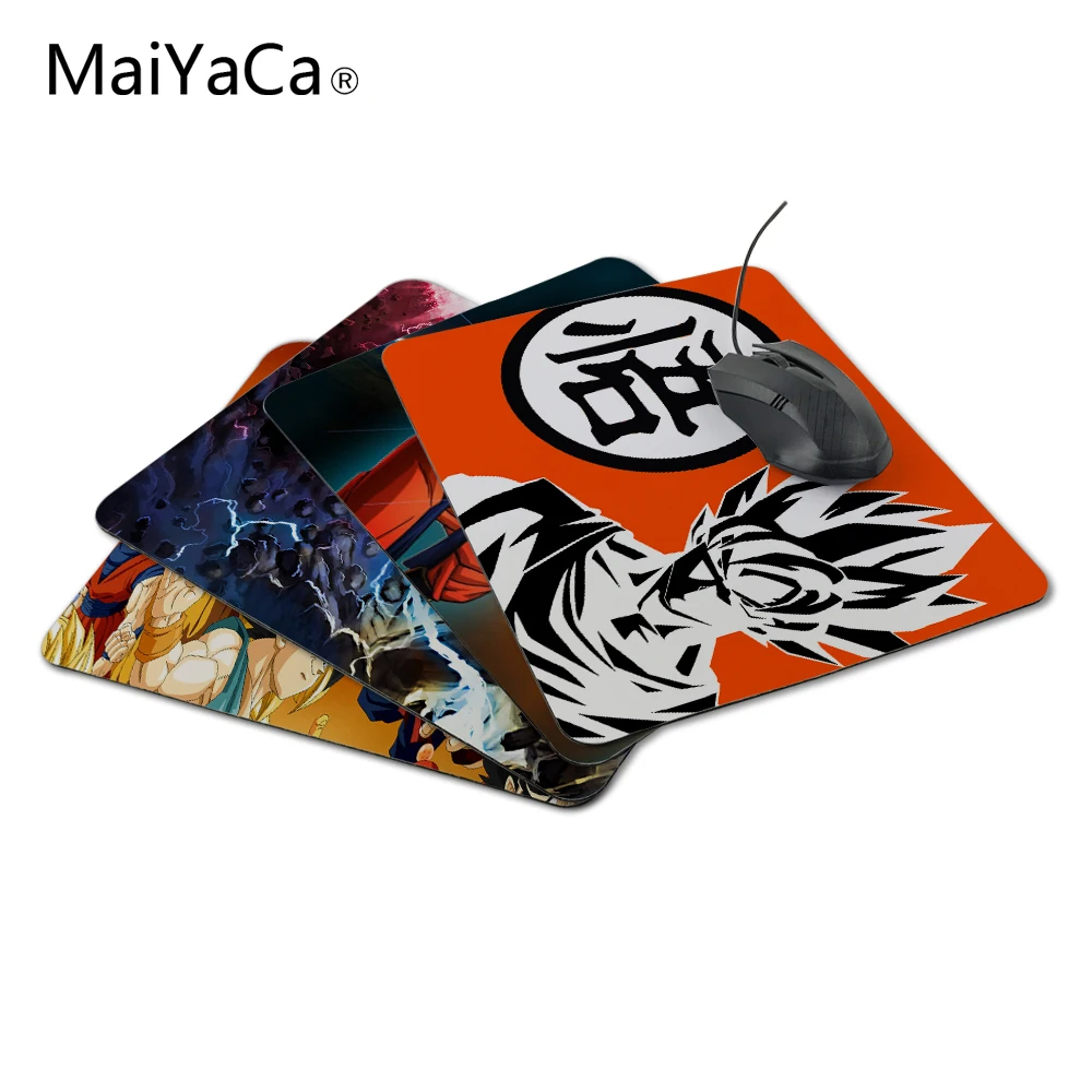 MaiYaCa Лидер продаж роскошные печати аниме Dragon Ball кожи Нескользящие прочный резиновый коврик для мыши PC Optal мышь aming коврики