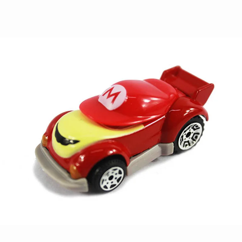 8pcs/set Super Mario Bros figures Alloy Metal Toy Car Figure Car Toys Christmas Birthday Gift For Children