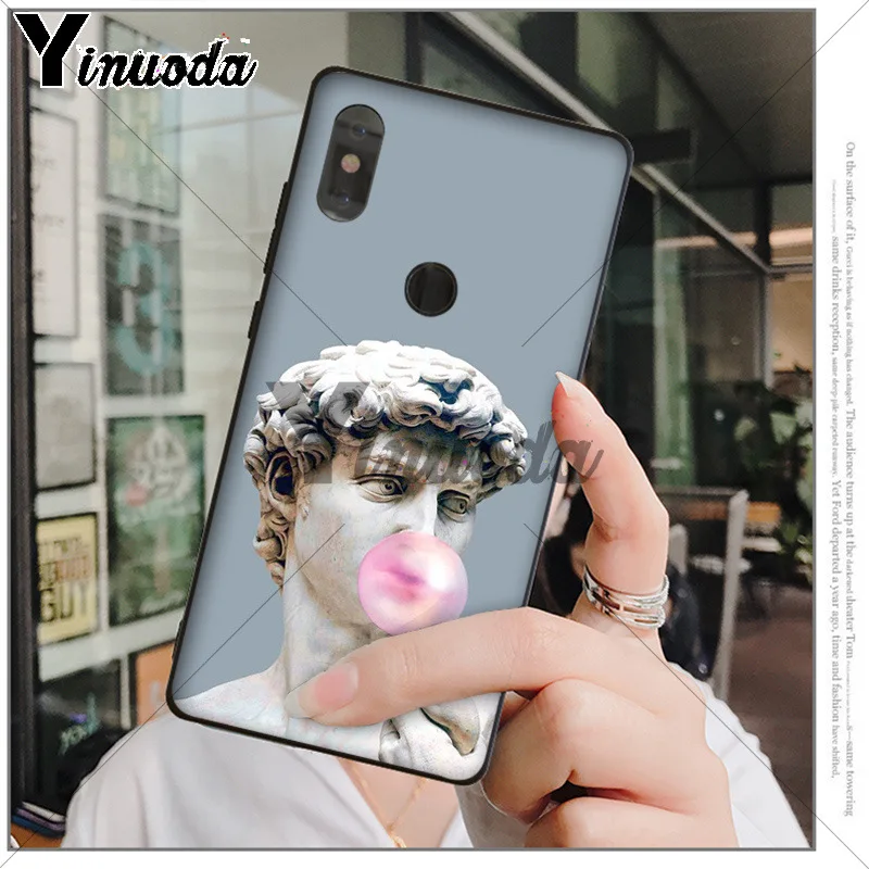 Yinuoda D'art Vintage David Statue illustration Phone Case for xiaomi mi 6 8 se note2 3 mix2 redmi 5 5plus note 4 5 5 Yinuoda D'art Vintage David Statue illustration Phone Case for xiaomi mi 6 8 se note2 3 mix2 redmi 5 5plus note 4 5 5