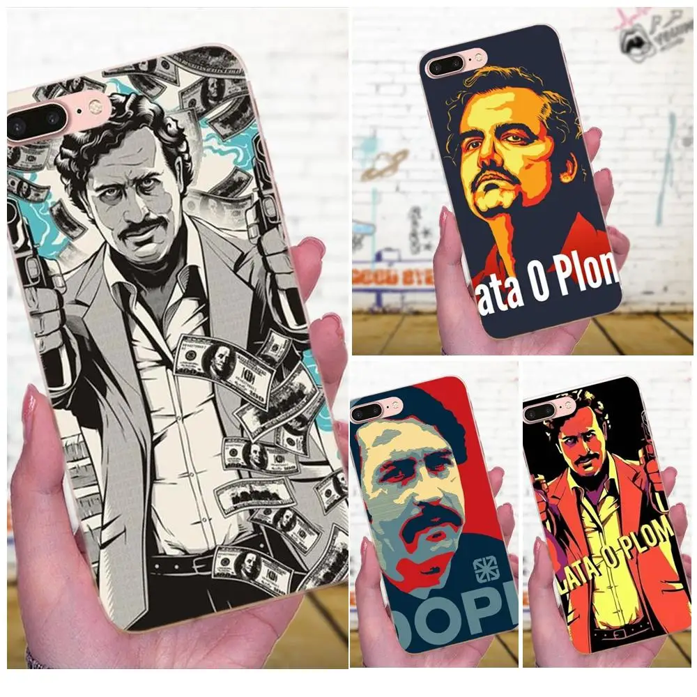 Привести Narcos Pablo Escobar верхний для Huawei Mate 7 8 9 10 20 P8 P9 P10 P20 P30 Lite Plus Pro 2017 мягкий