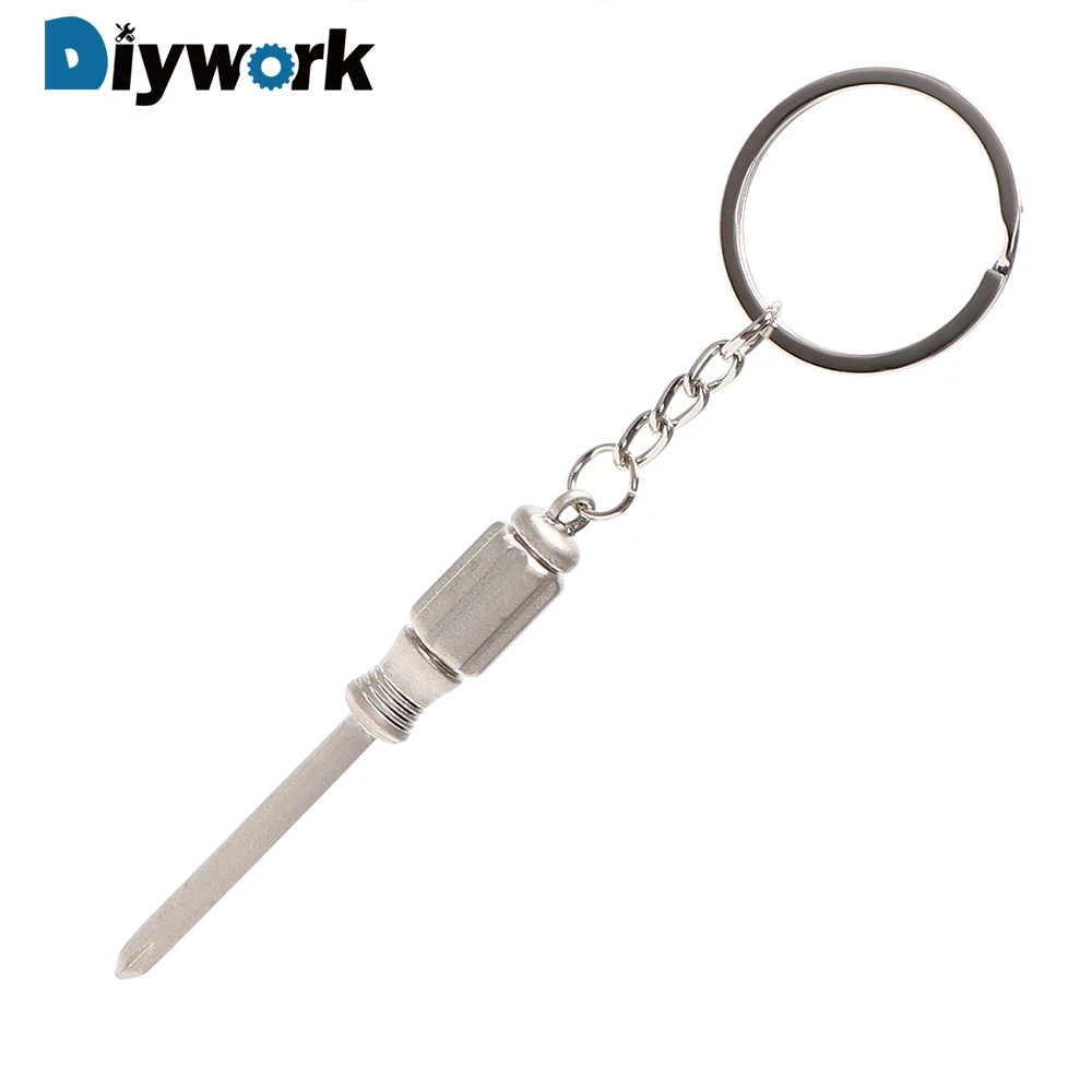 

DIYQORK Creative Keyring Screwdriver Pliers Keyfob Keychain Key Chain Metal Tools Car Key Rings Interior Accessories