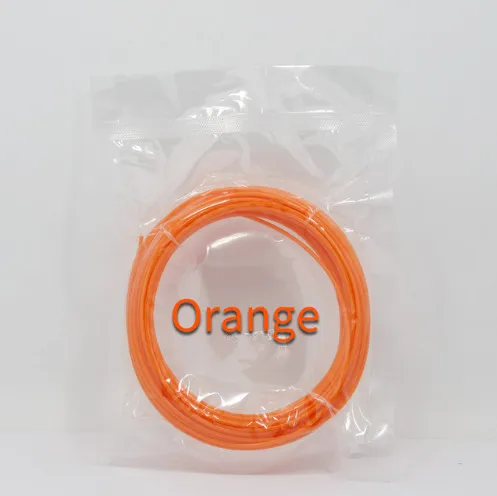 3D печать обеспечивает безопасность, защиту окружающей среды, нетоксичный 10 м PLA высокотемпературный материал защиты окружающей среды - Цвет: orange