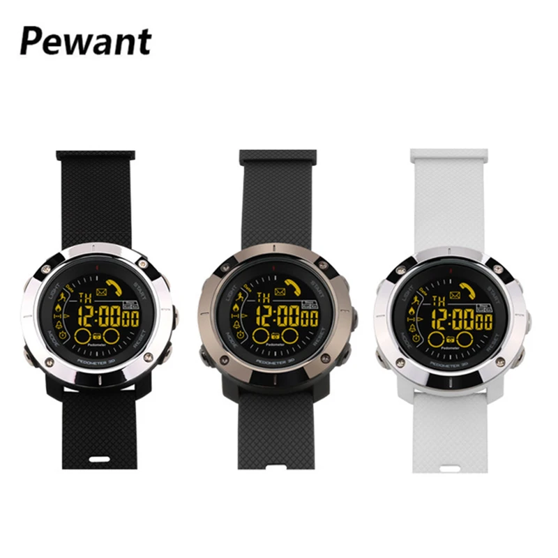 

2018 Pewant Smart Watch Professional Waterproof Wristband Sport Pedometer Tracker Women Men Smartwatch For Android iOS Phone