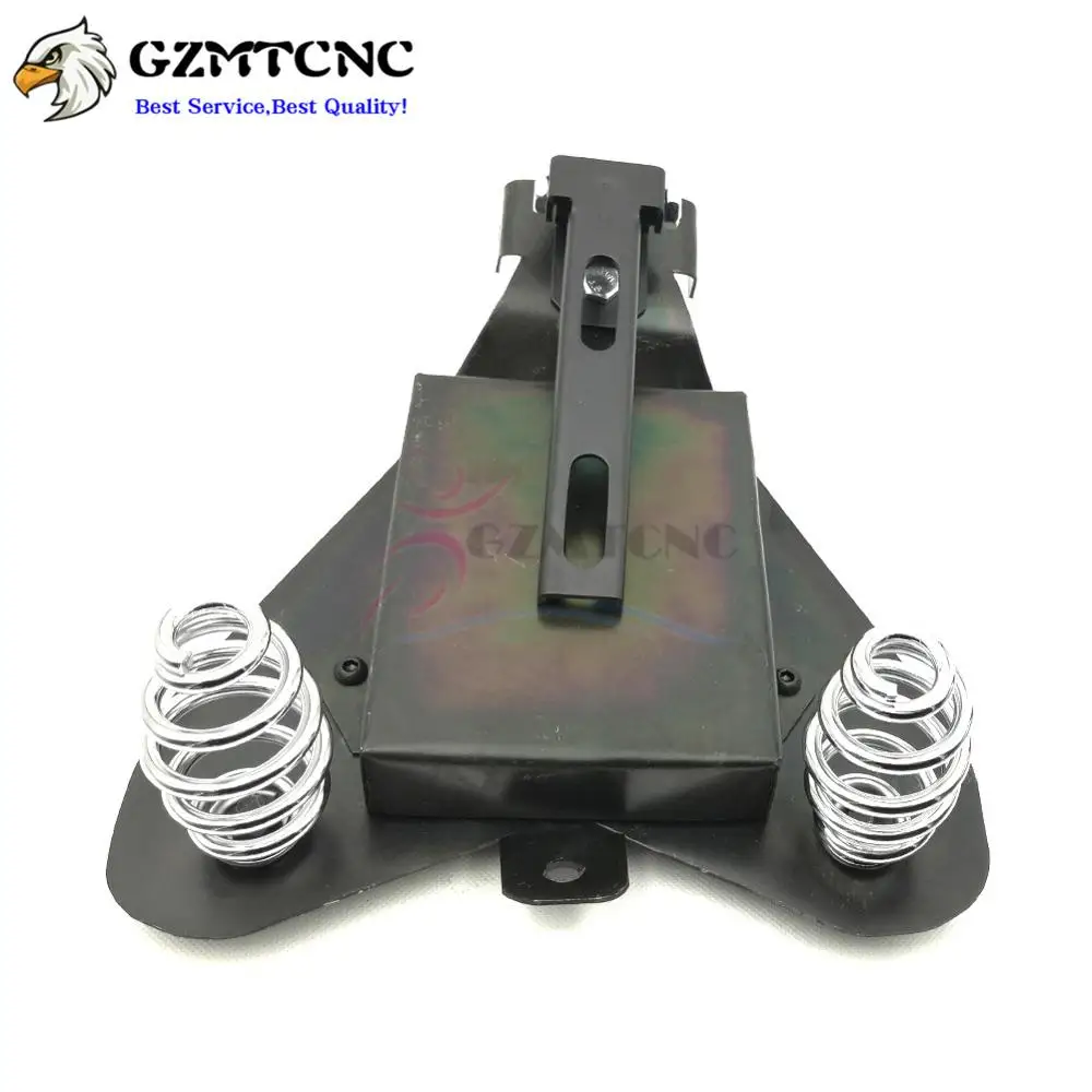 

Front Driver Seat Baseplate Support Mount Bracket Springs for Harley Sportster XL 1200 883 Iron Bobber Chopper Custom 2004-2015